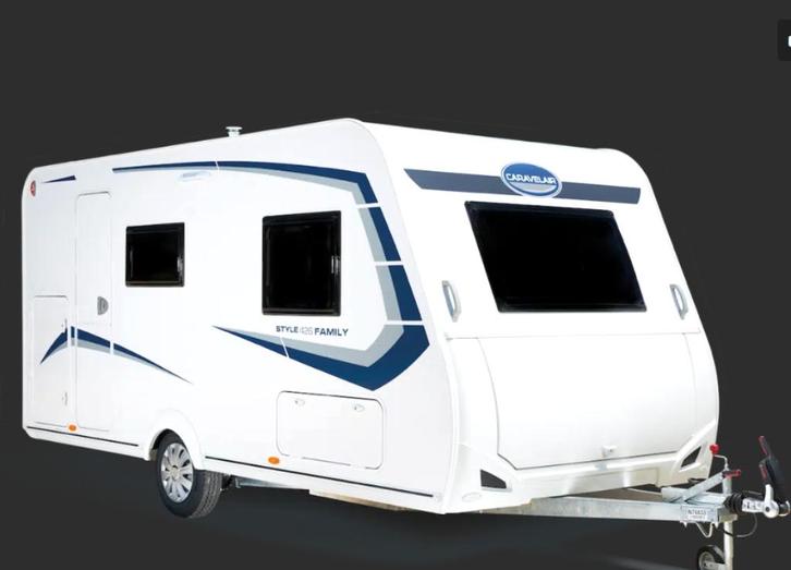 ALBA STYLE 486 FIN DE SERIE, Caravans en Kamperen, Caravans, Bedrijf, tot en met 6, 1000 - 1250 kg, Caravelair, Dwarsbed, Dwars-stapelbed