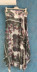 Lange rok met bloemen, Maat 38/40 (M), Ophalen of Verzenden, Roze, Onder de knie