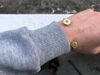 Bracelet jonc By Céleste doré ronds pierres blanches, Bijoux, Sacs & Beauté, Acier, Enlèvement ou Envoi, Neuf, Or