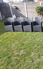 4 tuinstoelen in perfecte staat, Tuin en Terras, Tuintafels, Ophalen