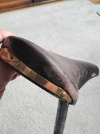 zadel San Marco in leder, Fietsen en Brommers, Ophalen, Gebruikt, Oldtimer, Zadel