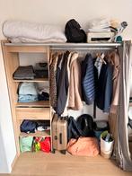 Dressing avec penderie, Maison & Meubles, 150 à 200 cm, Comme neuf, Chêne, Avec tiroir(s)