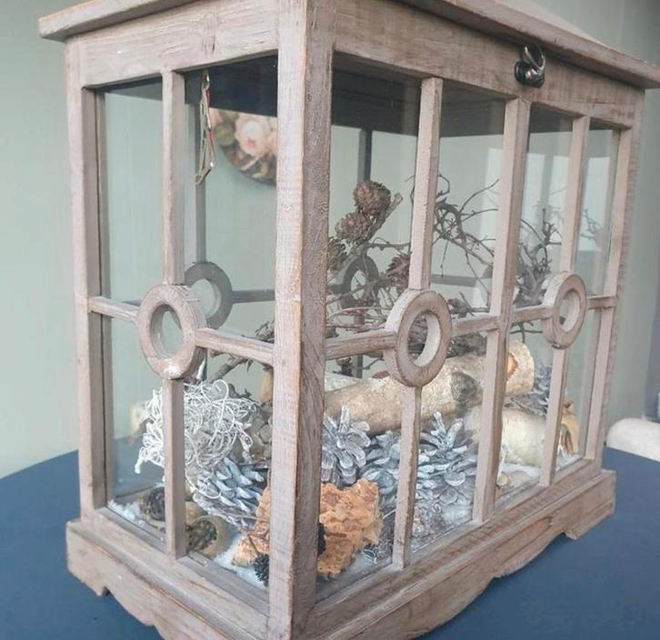 Lantaarn rechthoek, Huis en Inrichting, Woonaccessoires | Overige, Zo goed als nieuw, Ophalen