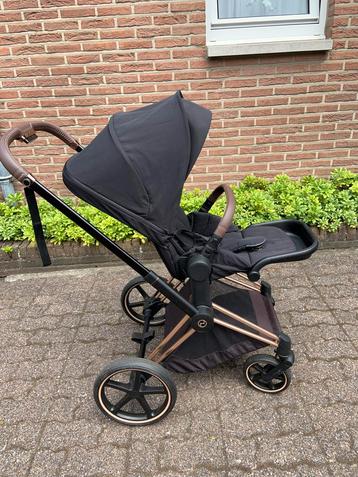 CYBEX PRIAM +reiswieg+ cloud T i size + base black-rose gold beschikbaar voor biedingen