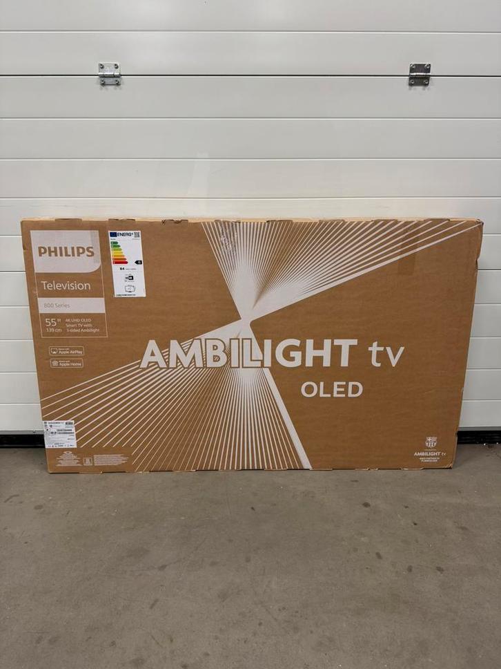 Philips 55” OLED 55OLED809 - Ambilight (2024) 4K Smart TV, Audio, Tv en Foto, Televisies, Nieuw, OLED, 100 cm of meer, 4k (UHD)