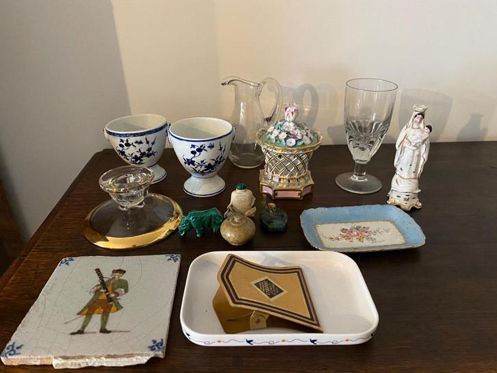 Limoges porselein magritte china uurwerk doornik enz 10 euro, Antiek en Kunst, Antiek | Overige Antiek, Ophalen of Verzenden