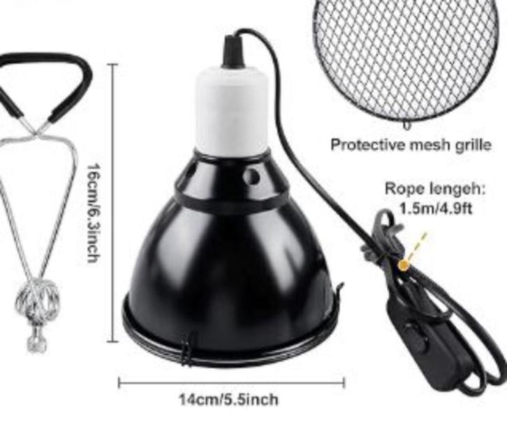 lamp voor terrarium of schildpas, Dieren en Toebehoren, Reptielen en Amfibieën | Toebehoren, Zo goed als nieuw, Verlichting, Ophalen of Verzenden