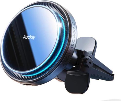 support voiture magnétique avec charge 15W MagSafe NEUF, Telecommunicatie, Autoladers, Nieuw, Draadloos, Ophalen of Verzenden