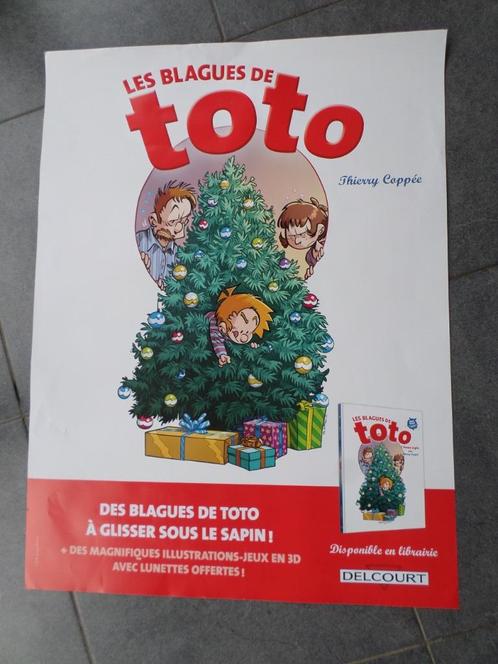 Toto - les blagues de Toto - affiche 80x60  - 2019, Collections, Posters & Affiches, Utilisé, Autres sujets/thèmes, A1 jusqu'à A3