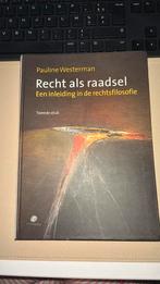 Pauline Westerman - Recht als raadsel, Boeken, Ophalen, Zo goed als nieuw, Pauline Westerman