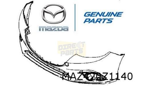 Mazda 3 (-1/17) voorbumper (bij PDC en koplampsproeiers) (te, Autos : Pièces & Accessoires, Carrosserie & Tôlerie, Pare-chocs
