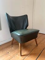Donker groene cocktail zetel, Huis en Inrichting, Ophalen, Gebruikt, Vintage