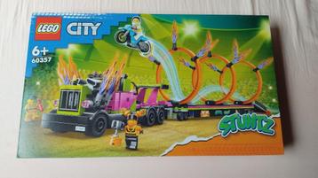 LEGO 60357 City Stuntz Stunttruck & Ring of Fire-uitdaging beschikbaar voor biedingen