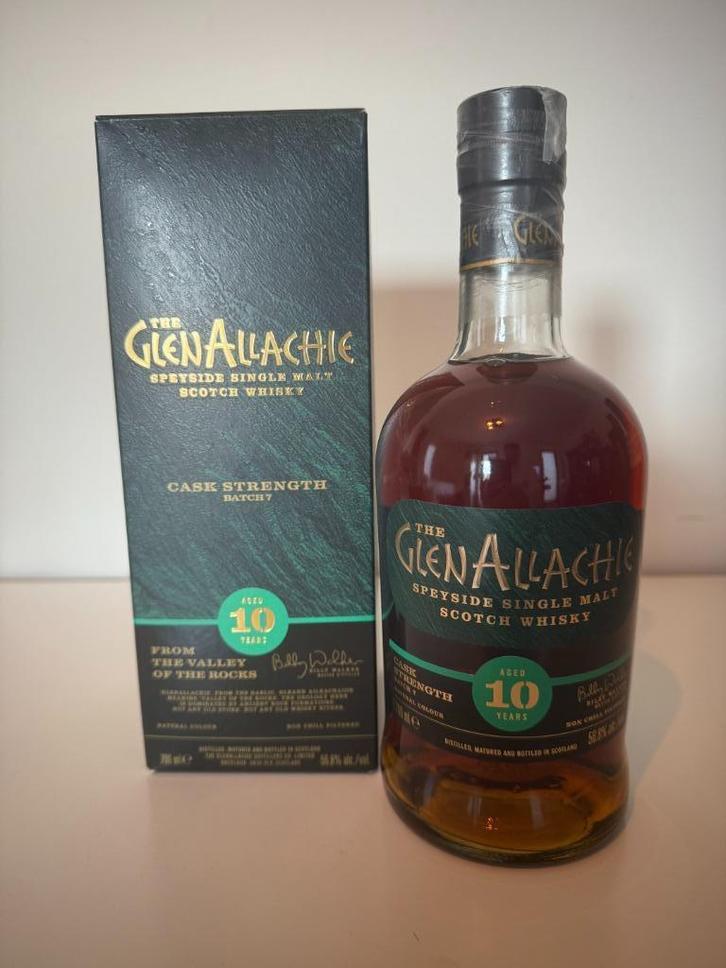 Glenallachie 10 yr. Cask Strength - Batch 7, Verzamelen, Wijnen, Nieuw, Vol, Ophalen of Verzenden