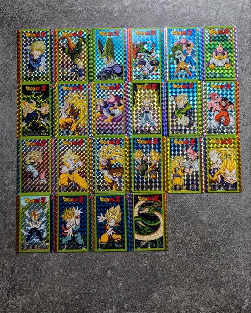 Dragon Ball-kaarten Oden-ya deels complete prisma's zeer zel, Verzamelen, Speelkaarten, Jokers en Kwartetten, Zo goed als nieuw