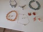 Lot sieraden, Ophalen of Verzenden, Zo goed als nieuw, Overige materialen