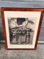 Eau-forte signe François marechal, Antiquités & Art, Enlèvement ou Envoi