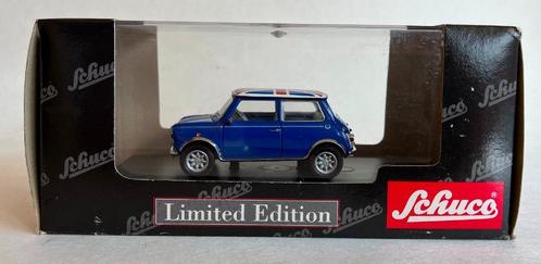 Schuco MINI Cooper blauw/Union Jack #02445., Hobby en Vrije tijd, Modelauto's | 1:43, Zo goed als nieuw, Auto, Schuco, Ophalen