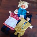 Retro handpoppen poppenkastpoppen, Kinderen en Baby's, Speelgoed | Poppen, Ophalen of Verzenden, Zo goed als nieuw