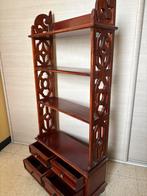 Étagère style colonial en acajou, Enlèvement