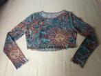 Longsleeve Crop Top, Comme neuf, Taille 36 (S), Bleu, Manches longues