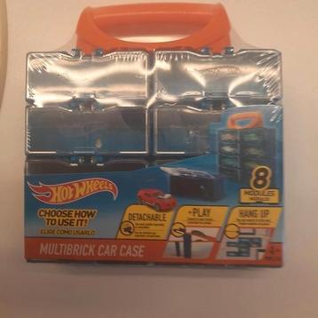 HOTWHEELS MULTIBRICK CAR CASE voor 8 auto´s*NEW*SEALED* beschikbaar voor biedingen