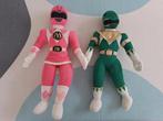 Power Rangers - 2 stuks in stof- vintage jaren 90, Verzamelen, Ophalen of Verzenden, Gebruikt