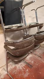 Vintage design slide chairs, Huis en Inrichting, Stoelen, Ophalen, Zo goed als nieuw