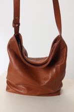 grote cognac schoudertas, crossover, Ophalen of Verzenden, Gebruikt, Kipling, Leer