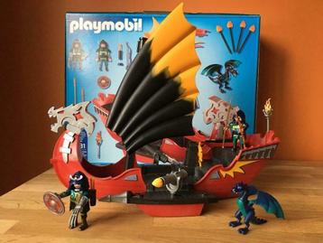 Playmobil Dragons groot drakenslagschip, nieuwstaat 