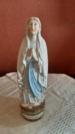 Jolie statue ancienne en biscuit de Notre-Dame de Lourdes, Ophalen of Verzenden, Zo goed als nieuw