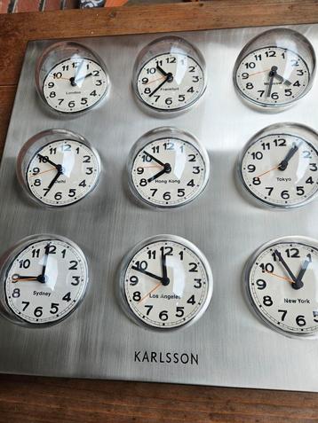 Horloge mondiale Karlsson Design disponible aux enchères