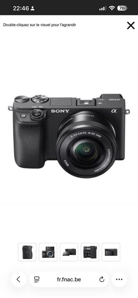 Appareil photo sony A6400, TV, Hi-fi & Vidéo, Appareils photo numériques, Comme neuf, Compact, Sony, Enlèvement ou Envoi