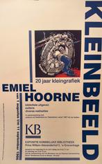 Emiel Hoorne - kleinbeeld 20 jaar kleingrafiek. 1986 poster, Ophalen of Verzenden