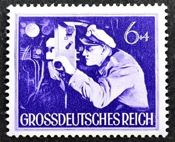 Gross Dt.Reich: U-Boot-Offizier 1944 POSTFRIS beschikbaar voor biedingen