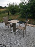 Terraset, Tuin en Terras, Kunststof, Zo goed als nieuw, Tuinset, Eettafel