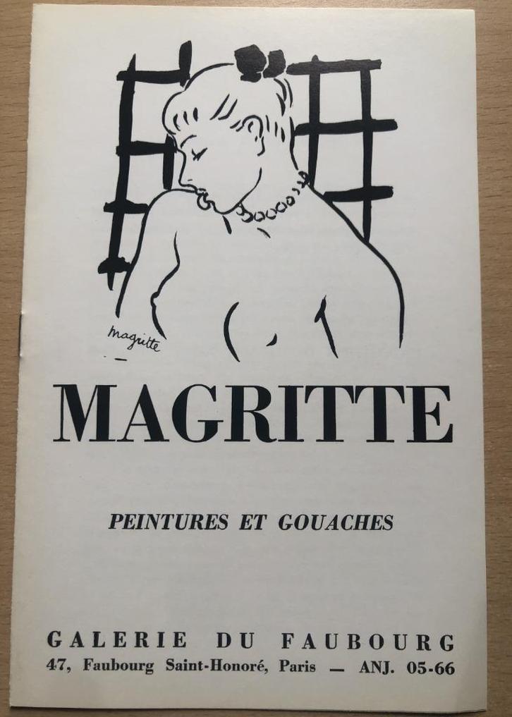 Magritte Peintures et gouaches - facsimile, Boeken, Kunst en Cultuur | Beeldend, Zo goed als nieuw, Ophalen of Verzenden