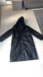 Vrouwen leren winterjas, Kleding | Dames, Ophalen, Zo goed als nieuw, Maat 42/44 (L), Zwart