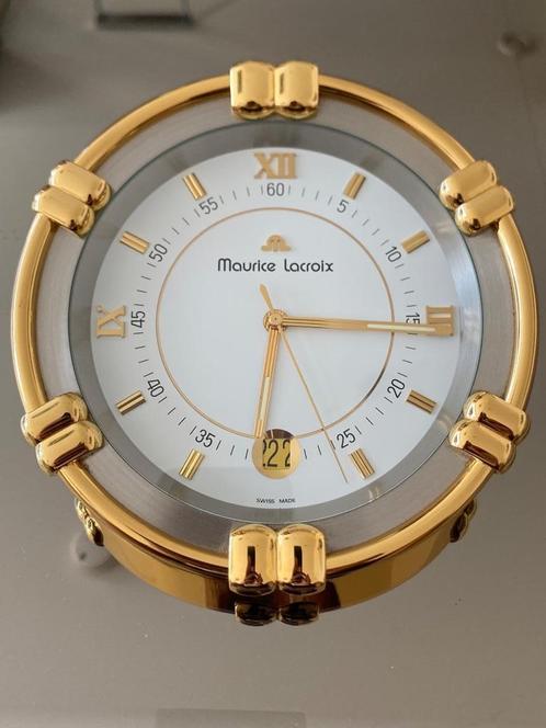 Zeldzaam! Maurice Lacroix messing tafelklok, Huis en Inrichting, Woonaccessoires | Klokken, Zo goed als nieuw, Wekker of Tafelklok