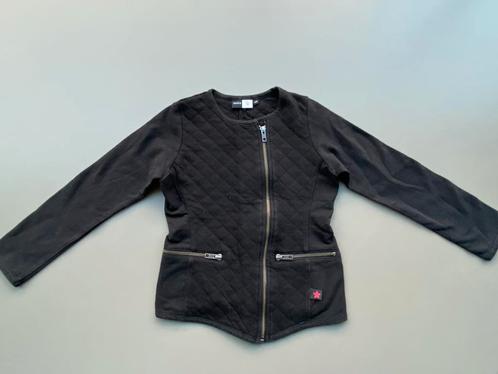 Sweat vest zwart Molo 128, Kinderen en Baby's, Kinderkleding | Maat 128, Zo goed als nieuw, Meisje, Trui of Vest, Ophalen of Verzenden