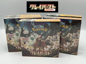Pokémon : Japanese Clay Burst Boosterbox beschikbaar voor biedingen