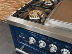 🔥Luxe Boretti Majestic Fornuis 90cm konings blauw 5 pits, 60 cm of meer, Ophalen of Verzenden, Zo goed als nieuw, Energieklasse A of zuiniger