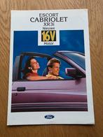 Brochure Ford Escort Cabriolet XR3i, Verzenden