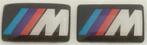 BMW M logo 3D doming sticker set #8, Verzenden