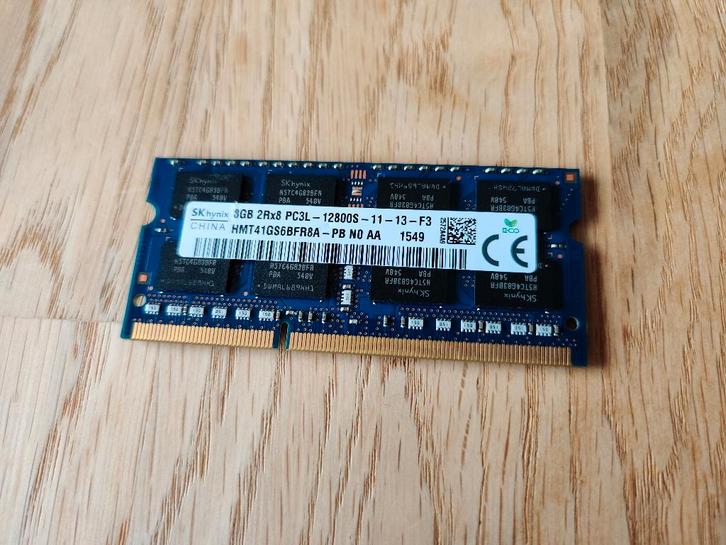 1 barrette RAM SO-DIMM DDR3 8Go, Informatique & Logiciels, Mémoire RAM, Comme neuf, Laptop, 8 GB, DDR3, Enlèvement ou Envoi