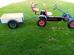 Skelter gocart met kar en 2 zitjes., Ophalen, Gebruikt, Met kar of aanhanger