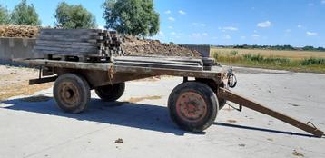 stro wagen / platte wagen beschikbaar voor biedingen