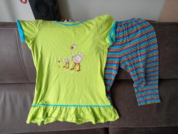 Pyjama Woody, 10 jaar, struisvogel beschikbaar voor biedingen