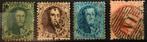 Nrs. 13-16. 1863. Gestempeld. Getand.  Leopold I. OBP:141,00, Postzegels en Munten, Postzegels | Europa | België, Met stempel