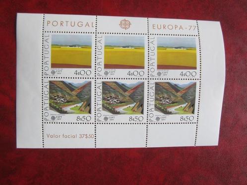 EUROPA CEPT 1977 - Feuillet du Portugal (xx), Postzegels en Munten, Postzegels | Thematische zegels, Postfris, Overige thema's